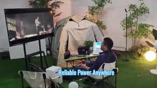500W Portable Power Station in Action - Camping & Charging Demo